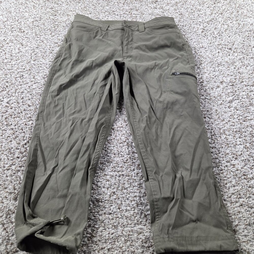 Lot Eddie Bauer Capri Pants Womens 4 Stretch Lightweight Crop Travel Hike - Picture 2 of 10